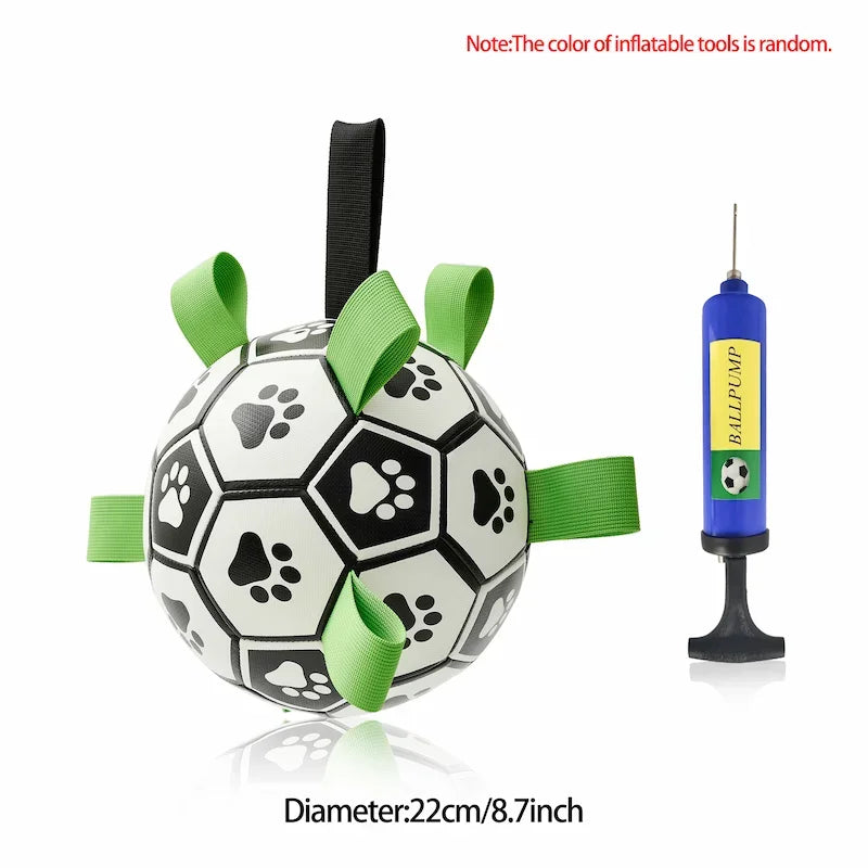 Dog football ball made for active interactive play