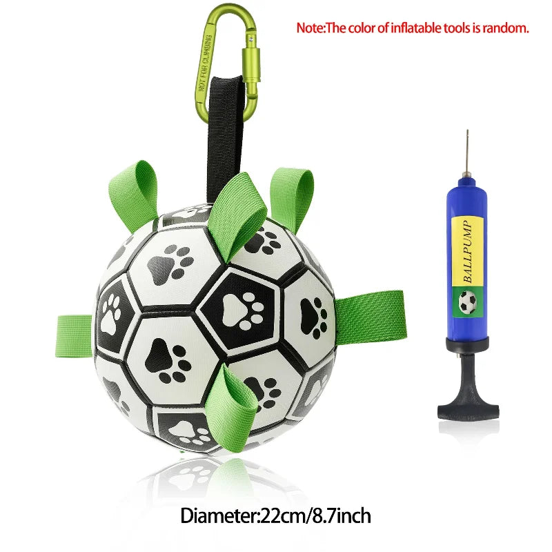 Durable dog fetch ball for interactive training